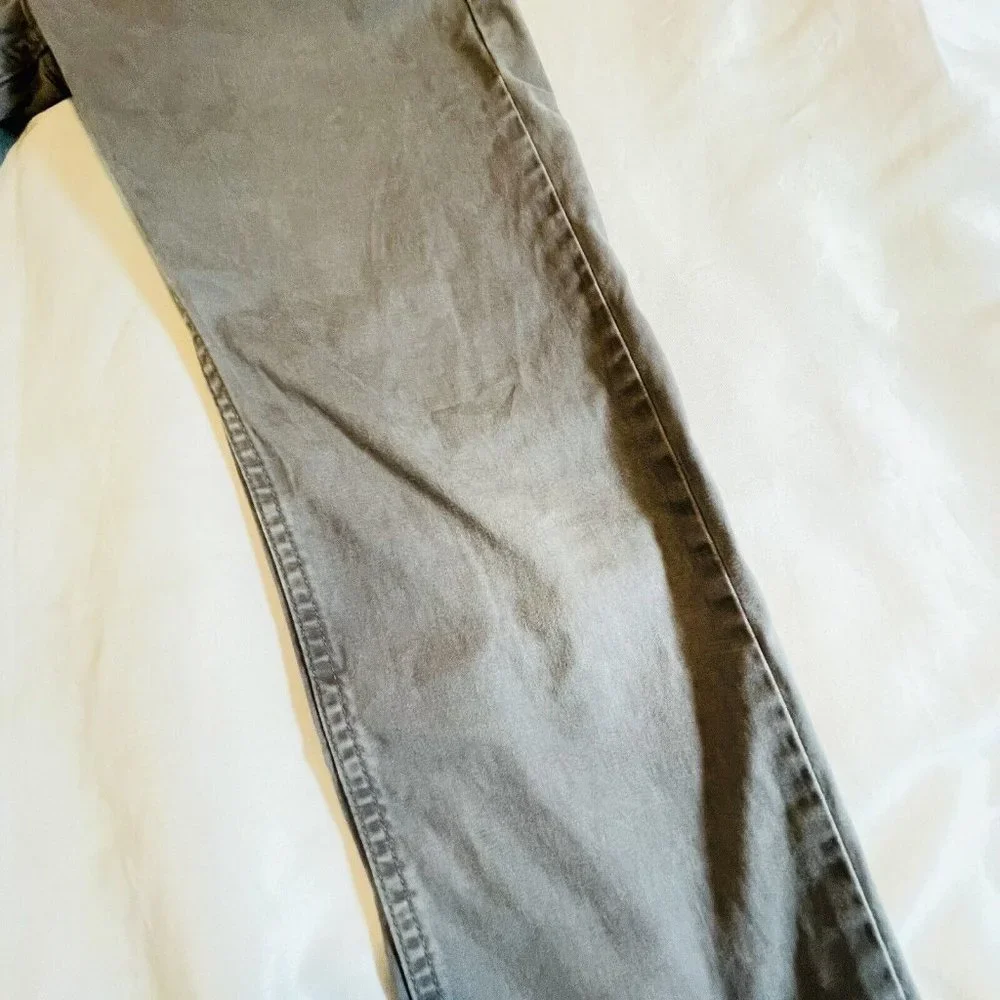 LEVI'S 514 Straight Leg Gray Denim Jeans Boy's Size 10 Reg W25 x L25 - Picture 3 of 11